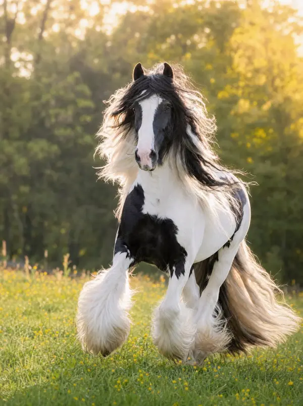 Cal Gypsy Vanner — fotografie fine-art, colecția Wildë